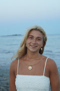 mother of pearl collar necklace