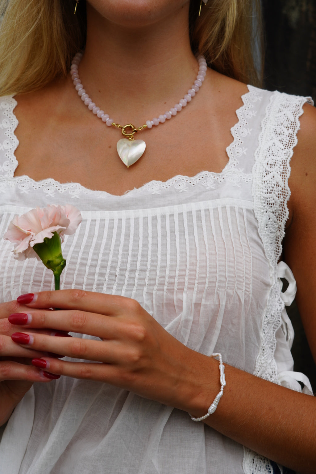 the sweet heart necklace