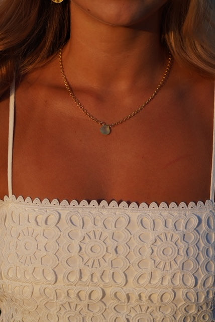 mermaid teardrop necklace