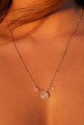 seafoam blush necklace