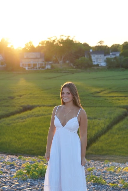 seafoam blush necklace
