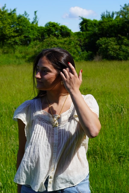 the painted lady necklace